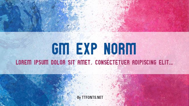 GM Exp Norm example